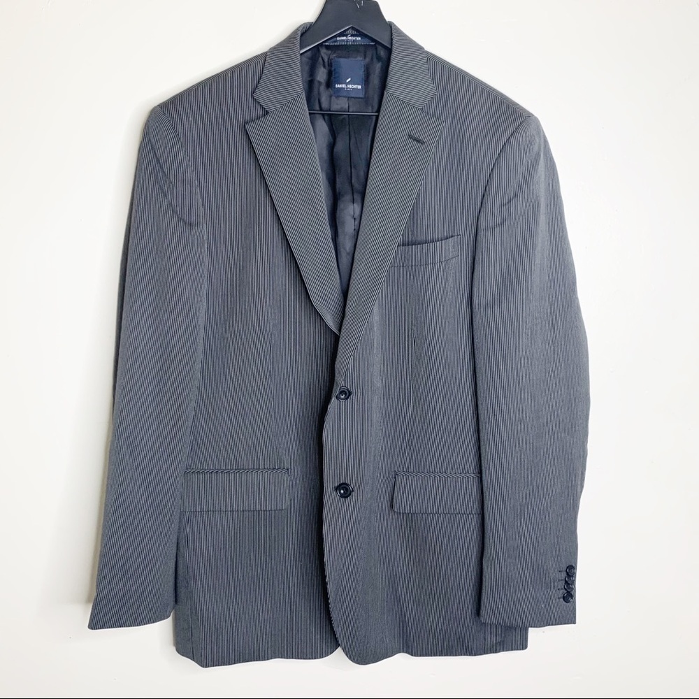 Daniel Hechter Paris Men’s Stripe Blazer Suit Jacket Size 42R